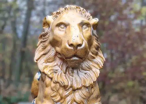 Leben mit Hochsensibilität 6 Hochsensibilität steht für Mut - goldener Löwe als Symbol